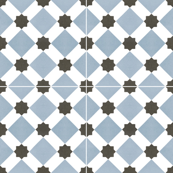Плитка CHIC Howard Blue 44,5x44,5 DG_CH_HOW_BLU_DP