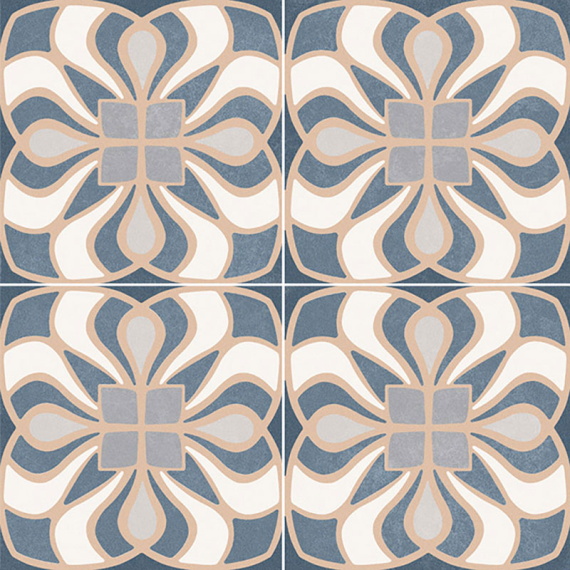 Плитка TERRA Epoque Blue Матовый 45x45 DG_TE_EP_BL