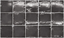 Плитка Equipe ALTEA Black 27606 10x10