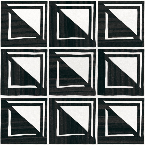 Плитка Equipe CAPRICE DECO Patchwork B&W 22105 20x20