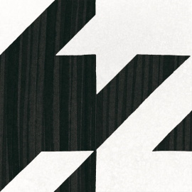 Плитка Equipe CAPRICE DECO Tweed B&W 22128 20x20