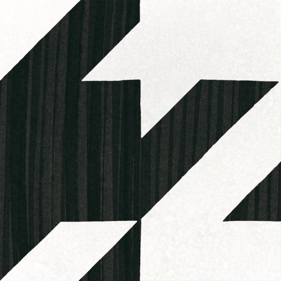 Плитка Equipe CAPRICE DECO Tweed B&W 22128 20x20