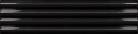 Плитка Equipe COSTA NOVA Praia Black Glossy 28468 5x20