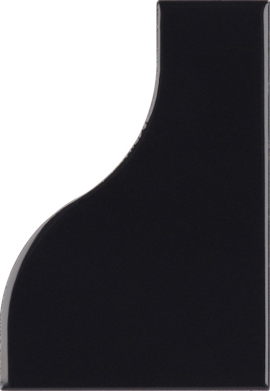 Плитка Equipe CURVE Black Gloss 28849 8,3x12