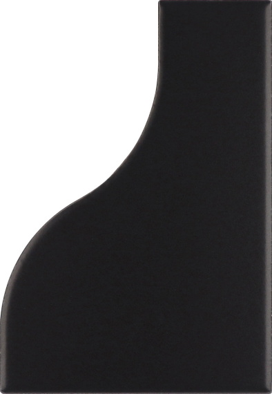 Плитка Equipe CURVE Black Matt 28861 8,3x12