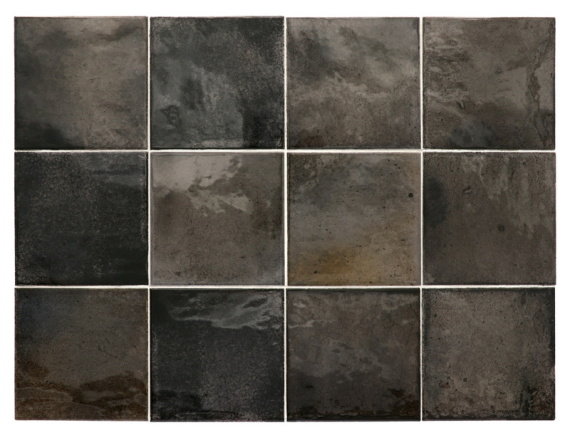 Плитка Equipe HANOI Black Ash 10x10