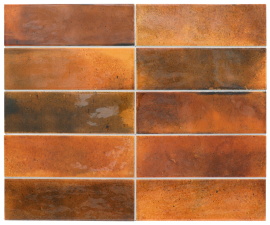 Плитка Equipe HANOI Burnt Red 6,5x20 30038