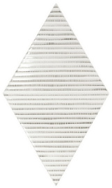 Плитка Equipe RHOMBUS Bambu B&W 22755 15,2x26,3