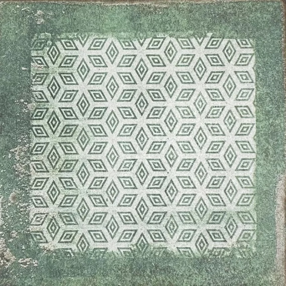 Керамогранит TOSCANA MATT GREEN DECO 20X20 С0004786