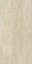 Керамогранит ITALGRANITI I TRAVERTINI Beige Vein Cut Ribbed TR03BAR 60x120