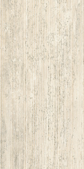 Керамогранит ITALGRANITI I TRAVERTINI Bianco Vein Cut Ribbed TR01BAR 60x120