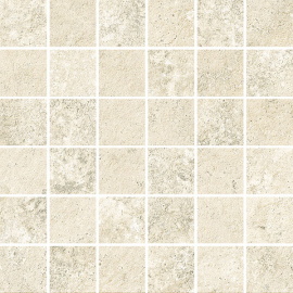 Мозаика ITALGRANITI I CEMENTI Mosaico Bianco Cross Cut 9mm TR023MA 30x30