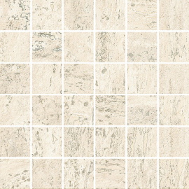 Мозаика ITALGRANITI I CEMENTI Mosaico Bianco Vein Cut 9mm TR013MA 30x30