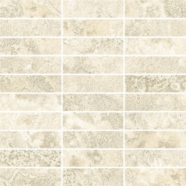 Мозаика ITALGRANITI I CEMENTI Muretto Bianco Cross Cut 9mm TR02MB9 30x30