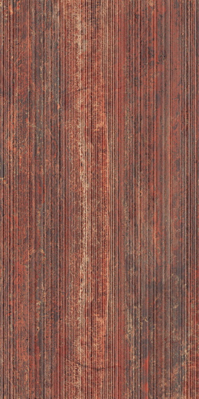 Керамогранит ITALGRANITI I TRAVERTINI Rosso Vein Cut Ribbed TR07BAR 60x120