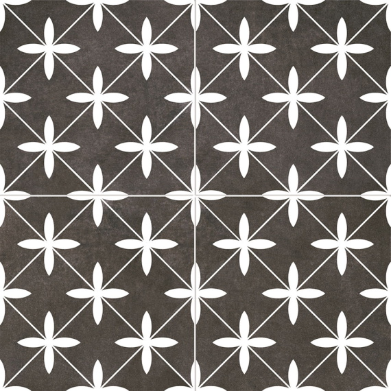 Керамогранит CHIC Poole Black NKR_CH_PO_BLA 45x45