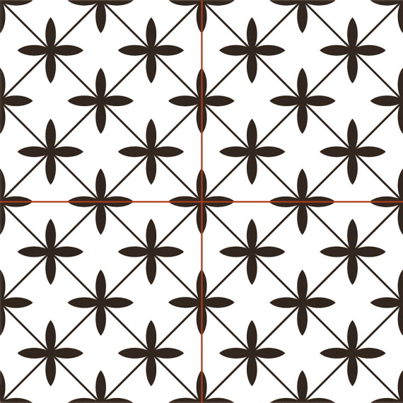 Керамогранит CHIC Poole White NKR_CH_PO_WHI_DP 45,2x45,2