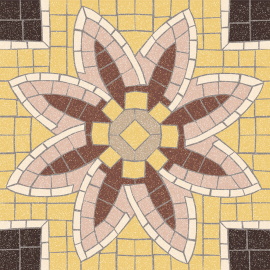 Плитка BEL HISTOIRE Octavie Cabochon 7,5x7,5