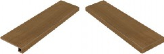 Ступени Italon 620070000782 Element Mogano Scalino Ang Sinistro 33x120