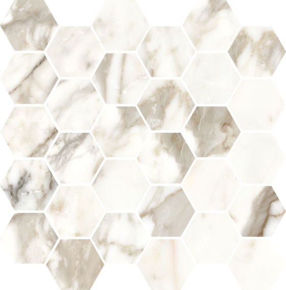 Плитка Luce Grey Esagona T 30 Mix 33x33