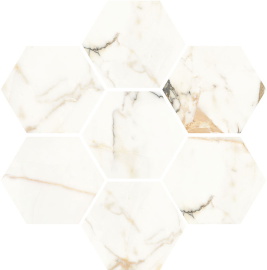 Плитка Luce Oro Esagona T 7 Satin 30x28