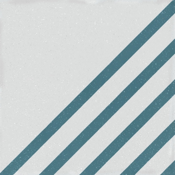 Плитка WOW BOREAL Dash Decor White Blue 18,5x18,5