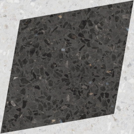 Плитка WOW Natural Drops Rhombus Decor Graphite 18,5x18,5