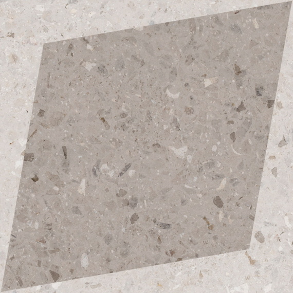 Плитка WOW Natural Drops Rhombus Decor Taupe 18,5x18,5