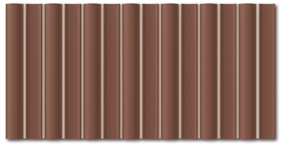 Плитка WOW FACES Bars Henna 12,5x25