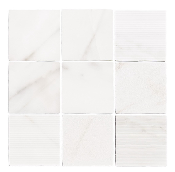 Плитка WOW GEA Carved Calacatta 12,1x12,1