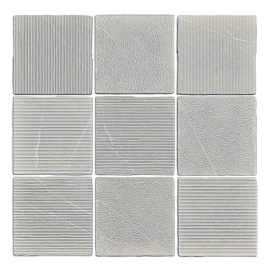 Плитка WOW GEA Carved Grey 12,1x12,1