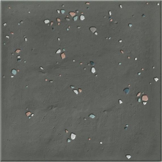 Плитка WOW STARDUST Pebbles Nero  15x15