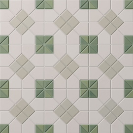 Плитка WOW TESSERAE Suit Moss 28x28
