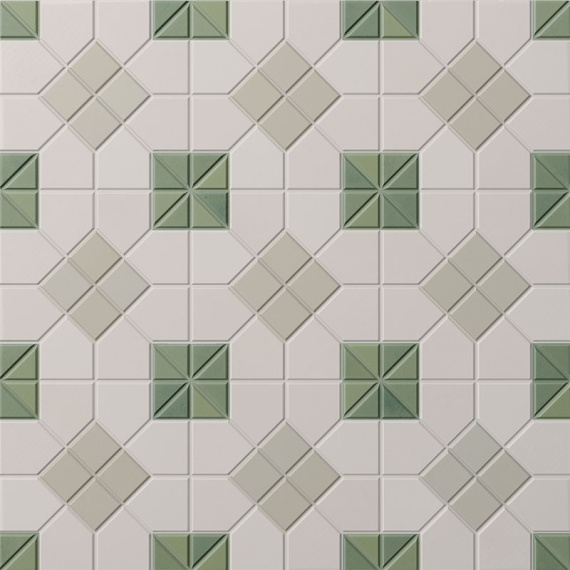 Плитка WOW TESSERAE Suit Moss 28x28