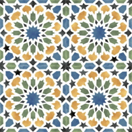 Керамическая плитка Tanger blue 45,2x45,2 см