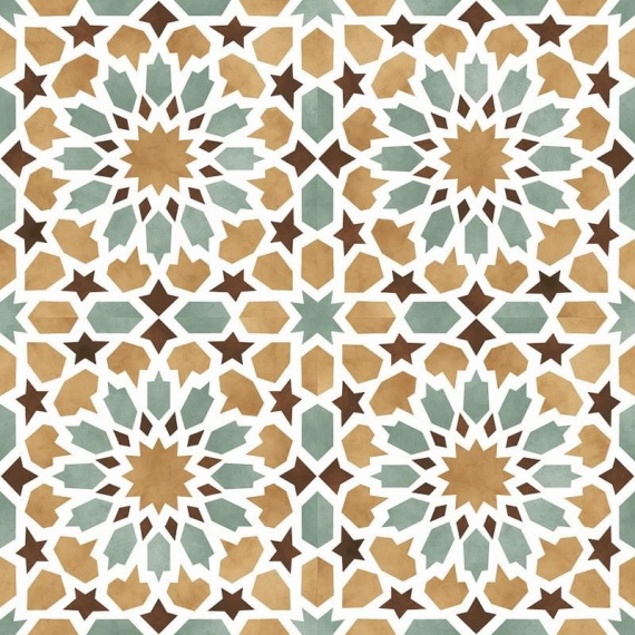 Керамическая плитка Tanger yellow 45,2x45,2 см