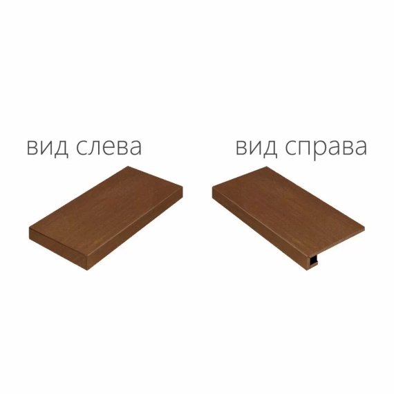 Ступени Italon  620070000683 Surface Corten Scalino Angolare Sinistro 33x60