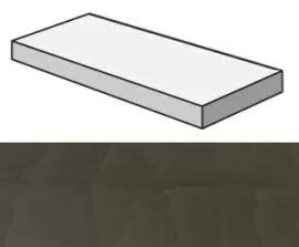 Ступени Italon 620070000895 Surface Ambra Scal Ang SX Lux 33x120