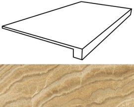 Ступени Italon 620070001034 Surface Onice Miele Scal Front Lux 33x120