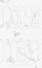 Плитка Creto Mosaic белый 25х40