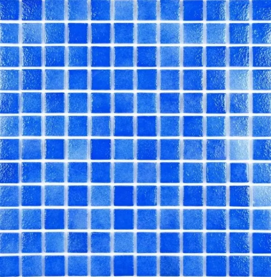 Плитка декоративная стеклянная Atlantis Blue Art 4*24*24  315*315