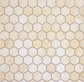 Botticino MAT hex 18x30x6
