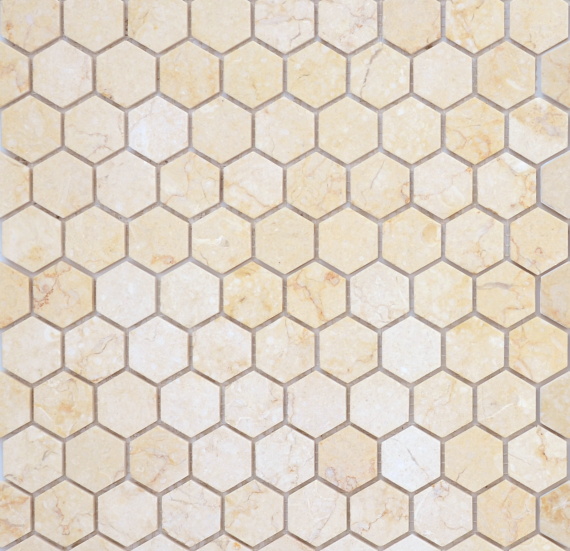 Botticino MAT hex 18x30x6