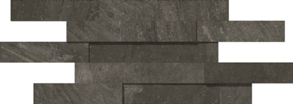 Керамогранит Italon 620110000060 Climb Graphite Brick Nat 3D 28x78