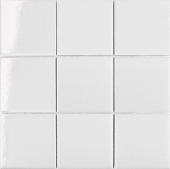 Кер. мозаика 97x97 White Glossy (MH33800) 300х300х6 С0005248
