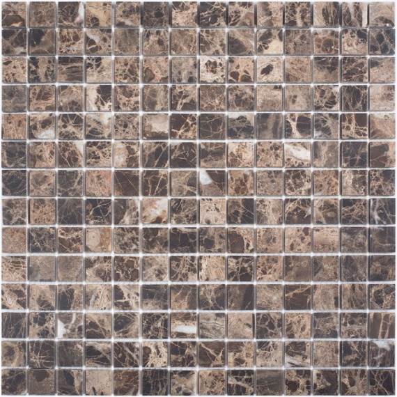 Мозаика 20X20 Dark Emperador Matt (JMST070) 305X305X8, натур. мрамор С0003827