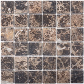 Мозаика 48X48 Dark Emperador Matt (JMST071) 305X305X8, натур. мрамор С0003826