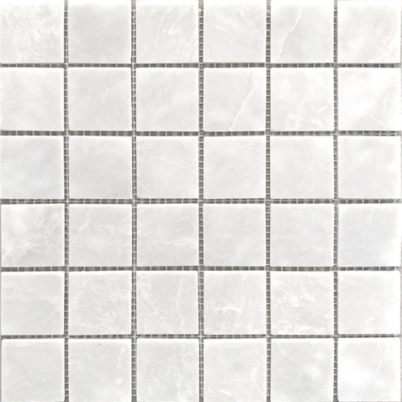 Мозаика 48X48 White Polished (JMST058) 305X305X4, натур. мрамор С0003554