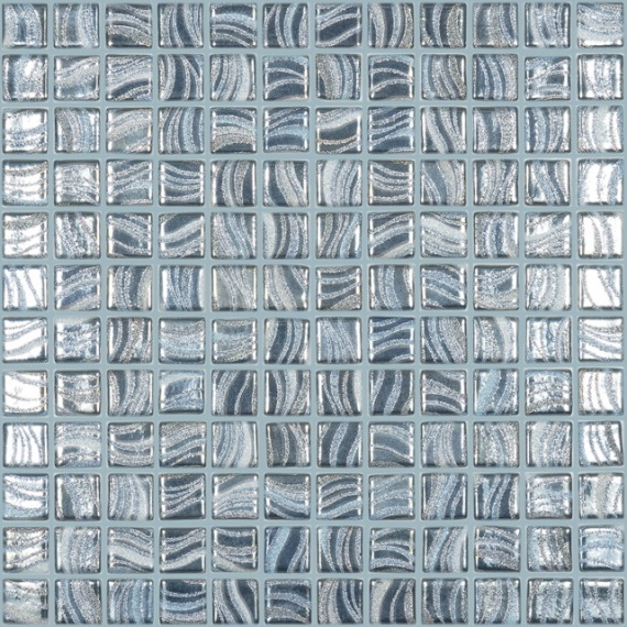 Мозаика Glitter Blue №7800 (на сетке) 25x25 С0006241