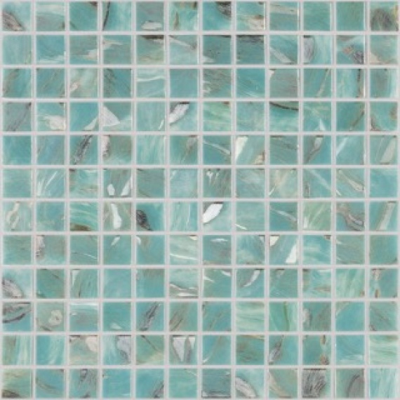 Мозаика Oasis Turquoise №7103 (на сетке) 25x25 С0006239